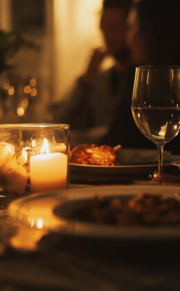Romantic Candlelit Dinner in Kodaikanal Resort